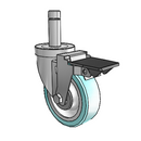 4-34-213MF STEM1 PL GS Jarvis Swivel Caster