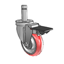 4-34-213RTR STEM1 PL Jarvis Swivel Caster