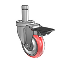 4-34-213RTR STEM3 PL Jarvis Swivel Caster