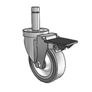 4-34-314GF STEM1 PL GS Jarvis Swivel Caster