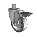 4-36-113P STEM8 PL GS Jarvis Swivel Caster