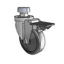 4-38-105 STEM4 PL Jarvis Swivel Caster