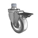 4-38-213GF STEM2 PL Jarvis Swivel Caster