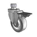 4-38-213GF STEM3 PL Jarvis Swivel Caster