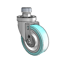 4-38-213MF STEM3 GS Jarvis Swivel Caster