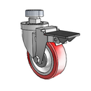 4-38-213RTF STEM4 PL GS Jarvis Swivel Caster