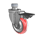 4-38-213RTR STEM3 PL GS Jarvis Swivel Caster