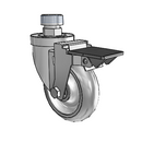 4-38-314GD STEM3 PL Jarvis Swivel Caster