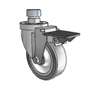 4-38-314GF STEM3 PL Jarvis Swivel Caster