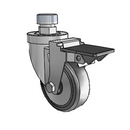 4-38-462 STEM3 PL Jarvis Swivel Caster