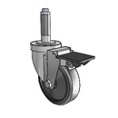 4-40-105 9 PL Jarvis Swivel Caster