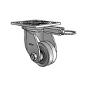 4.03109.449 MTG51 Colson Swivel Caster