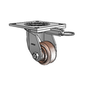 4.03109.812 HT MTG64 Colson Swivel Caster