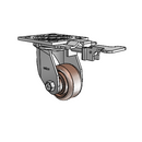 4.03109.814 HT MTG81 Colson Swivel Caster