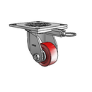 4.03109.915 MTG64 Colson Swivel Caster