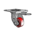 4.03109.919 MTG64 Colson Swivel Caster