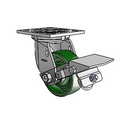 4.04109.111 BRK1 Colson Swivel Caster