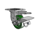 4.04109.111 MTG51 BRK1 Colson Swivel Caster