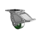 4.04109.115 BRK4 Colson Swivel Caster