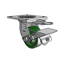 4.04109.115 MTG64 BRK1 Colson Swivel Caster