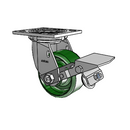 4.04109.131 BRK1 Colson Swivel Caster