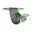 4.04109.135 MTG2 BRK1 Colson Swivel Caster