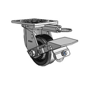4.04109.315 MTG61 BRK1 Colson Swivel Caster
