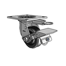 4.04109.319 MTG54 BRK1 Colson Swivel Caster