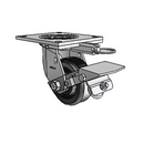 4.04109.319 MTG64 BRK1 Colson Swivel Caster