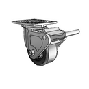 4.04109.331 SS BRK2 Colson Stainless Steel Swivel Caster