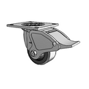 4.04109.335 MTG4 BRK4 Colson Swivel Caster
