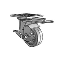4.04109.445 MTG51 BRK7 Colson Swivel Caster