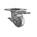 4.04109.445 MTG54 BRK7 Colson Swivel Caster