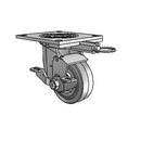 4.04109.449 MTG64 BRK7 Colson Swivel Caster