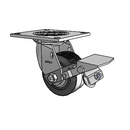 4.04109.451.2 MTG4 BRK1 Colson Swivel Caster
