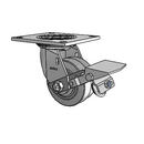4.04109.451 MTG4 BRK1 SEAL Colson Swivel Caster