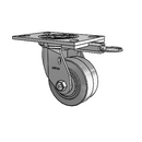 4.04109.451 MTG62 Colson Swivel Caster