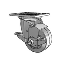 4.04109.455 BRK7 Colson Swivel Caster