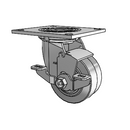4.04109.455 MTG4 BRK7 Colson Swivel Caster