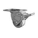 4.04109.459 COND MTG2 BRK2 Colson Swivel Caster