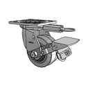 4.04109.459 COND MTG51 BRK1 Colson Swivel Caster