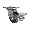 4.04109.4B5 BRK1 SEAL Colson Swivel Caster