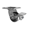 4.04109.4B5 MTG4 BRK1 Colson Swivel Caster