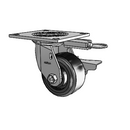 4.04109.4B9 MTG54 BRK3 Colson Swivel Caster