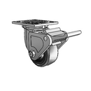 4.04109.4B9 SS BRK2 Colson Stainless Steel Swivel Caster