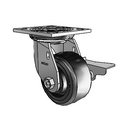 4.04109.4B9 SS BRK3 SEAL Colson Stainless Steel Swivel Caster
