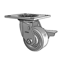 4.04109.4E1 MTG4 BRK3 SEAL WB11 Colson Swivel Caster