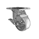4.04109.4E1 SS BRK7 Colson Stainless Steel Swivel Caster