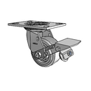 4.04109.4E9 MTG2 BRK1 SEAL Colson Swivel Caster