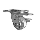 4.04109.4E9 MTG52 BRK3 Colson Swivel Caster